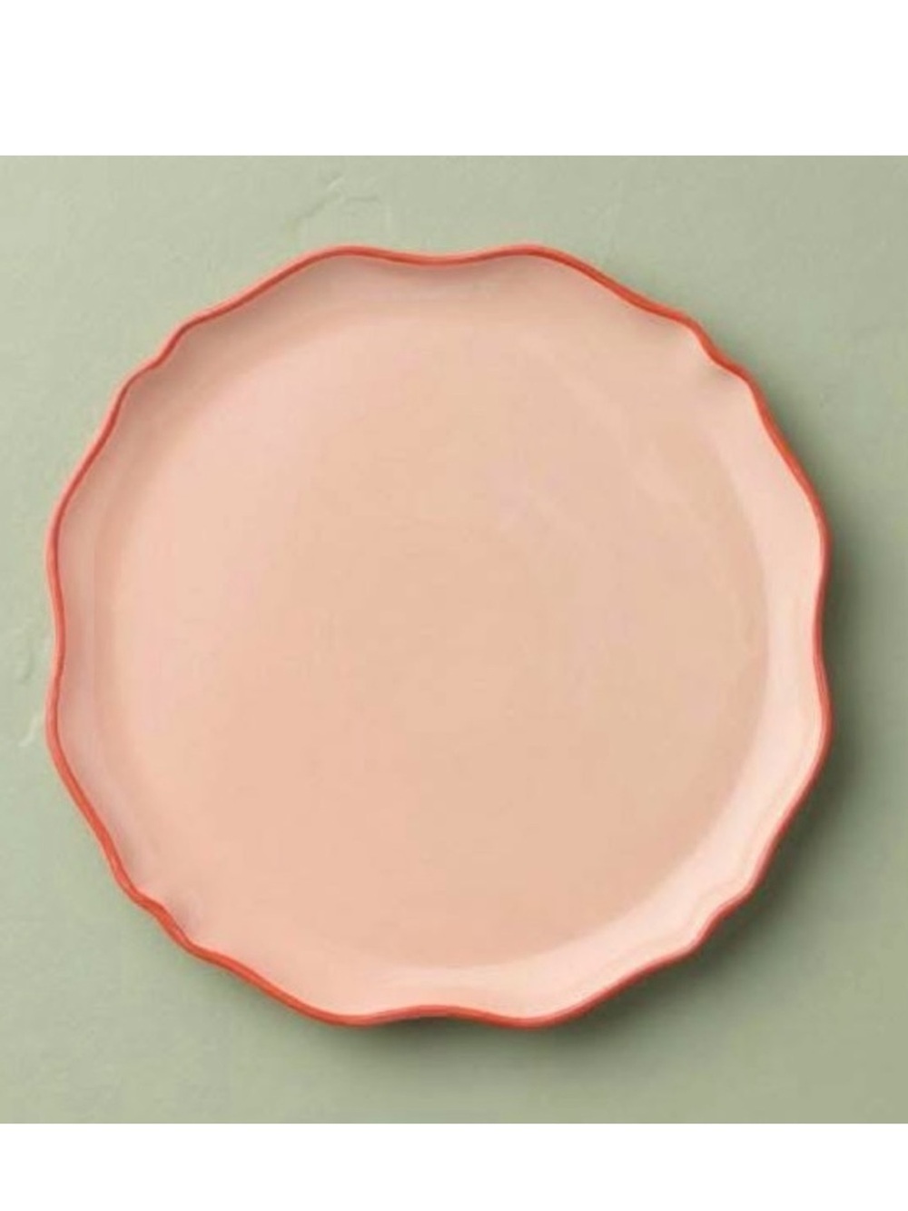 Hearth & Hand with Magnolia Coral Dinner Plate - 10.6" Irregular Edge Ceramic